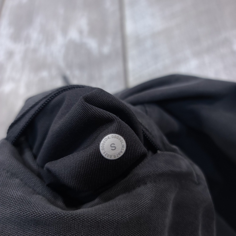 Lululemon Bowline Pants Mens Small Charcoal Grey Canvas Drawstring Straight Leg - Picture 7 of 7
